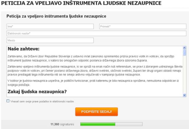 Do danes je peticijo podpisalo že več kot 11 tisoč ljudi