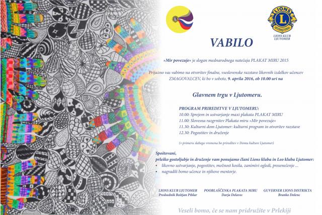 Plakat miru 2015