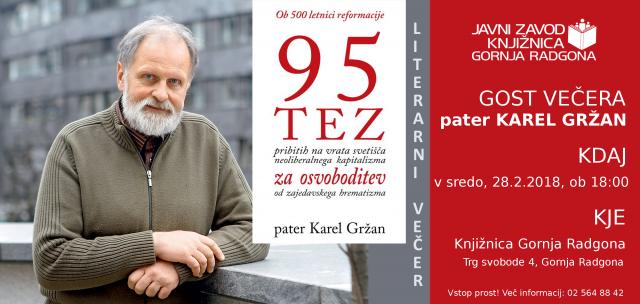 POGOVOR S KARLOM GRŽANOM O 95 TEZAH in še marsičem..