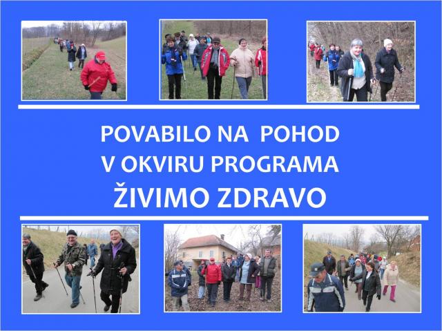 Pohod v okviru programa Živimo zdravo