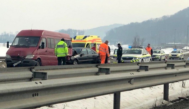 Prometna nesreča na avtocesti, foto: maribor24.si