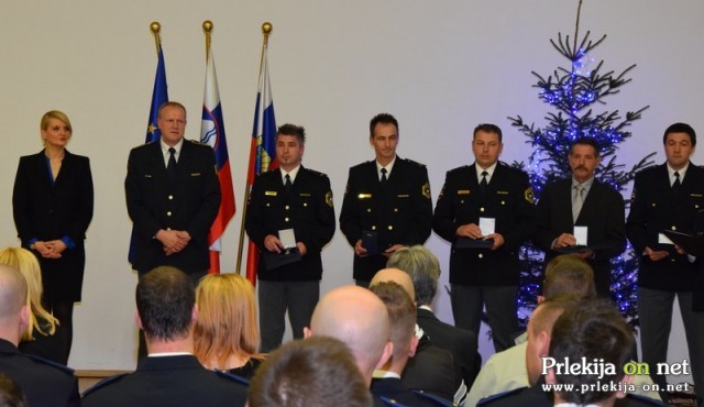 Policistom in občanu iz Ljutomera medalje za požrtvovalnost