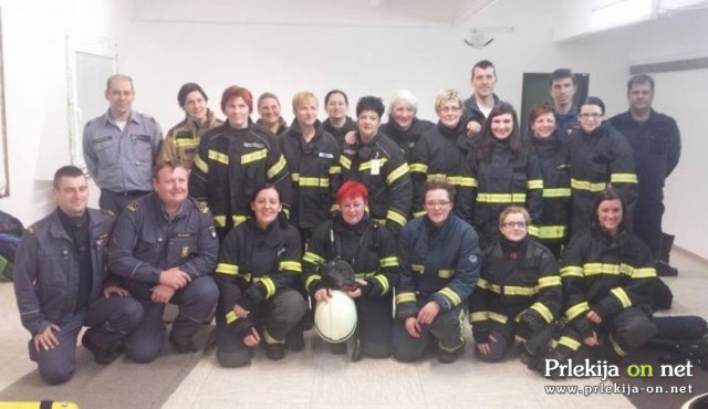 Pomurske gasilke so se izobraževale v Izobraževalnem učnem centru - ICZR Pekre