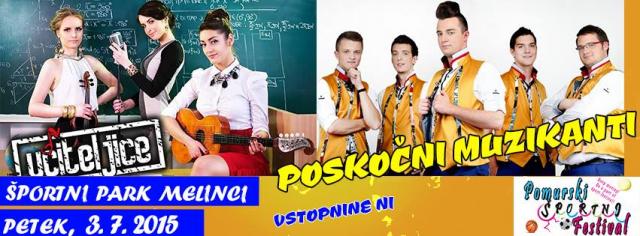 Pomurski športni festival - Učiteljice in Poskočni muzikanti