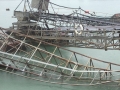 Poškodovan pontonski most