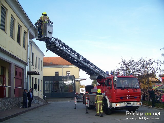 Gasilska vaja v Gimnaziji Ljutomer