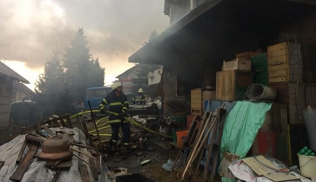 Požar so pogasili gasilci, foto: PGD Sveta Trojica