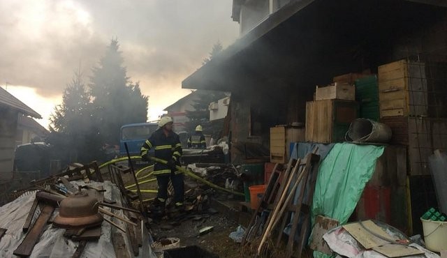 Požar so pogasili gasilci, foto: PGD Sveta Trojica Požar so pogasili gasilci, foto: PGD Sveta Trojica