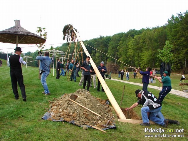Postavljanje mlaja Postavljanje mlaja