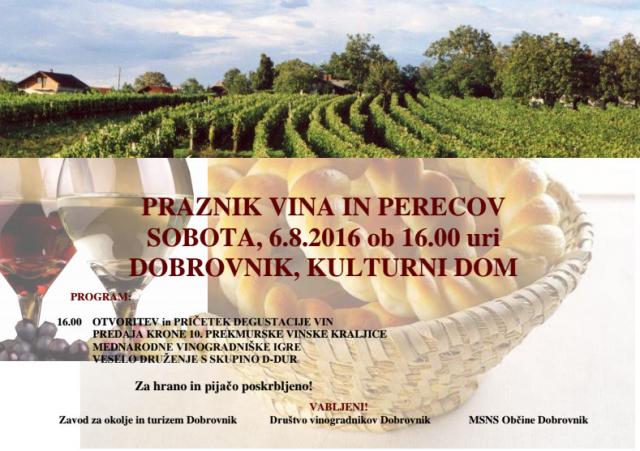 PRAZNIK VINA IN PERECOV