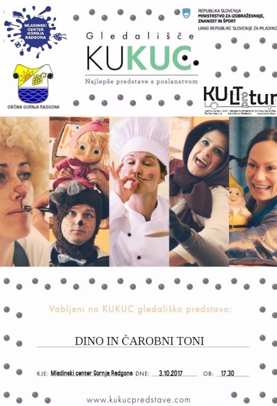 Predstava za otroke ob Tednu otroka: Dino in čarobni Toni