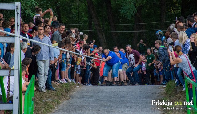 Vlečenje vrvi čez reko Muro