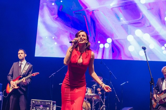 Ena izmed nastopajočih je bila tudi Severina, foto: Marko Delbello Ocepek Ena izmed nastopajočih je bila tudi Severina, foto: Marko Delbello Ocepek