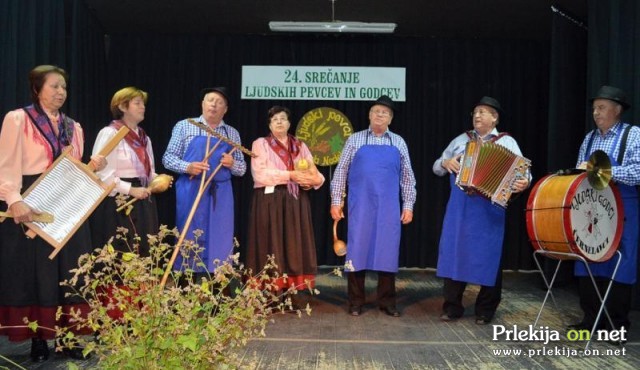 Za še bolj veselo vzdušje so s petjem in s svojimi instrumenti poskrbeli godci ljudskih viž iz Černelavcev