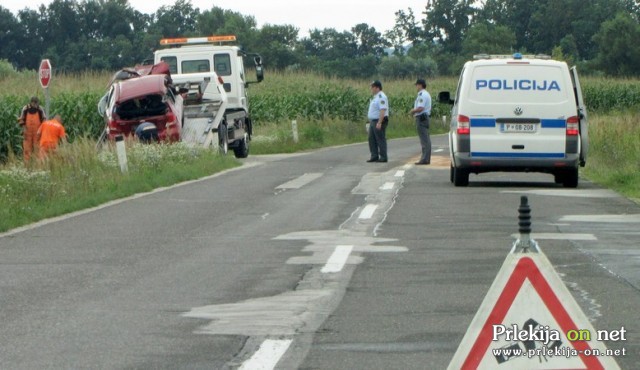 Prometna nesreča v Veržeju