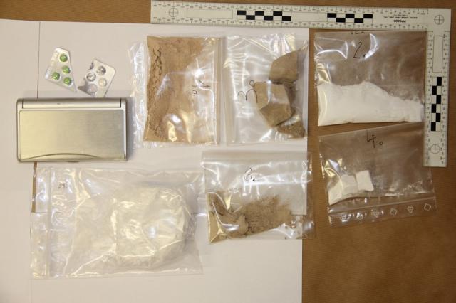 Heroin in kokain, foto: PUMS Heroin in kokain, foto: PUMS