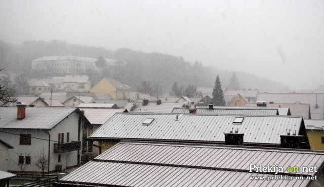 Snežna ploha v Ljutomeru