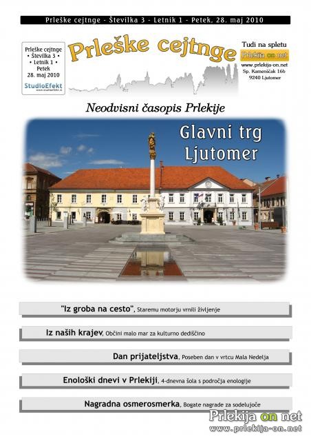 Naslovnica 3. številke Naslovnica 3. številke