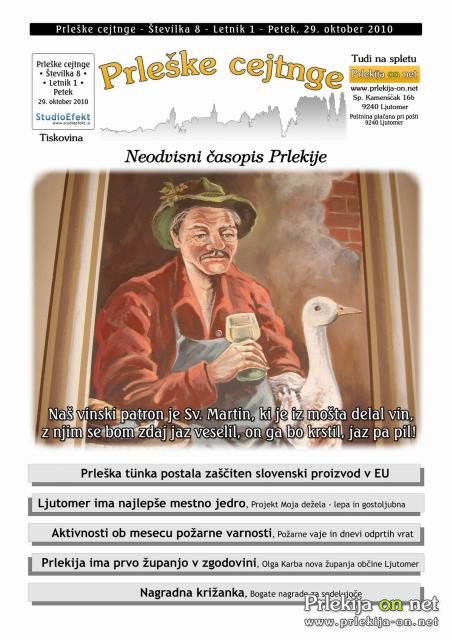 Naslovnica 8. številke Naslovnica 8. številke
