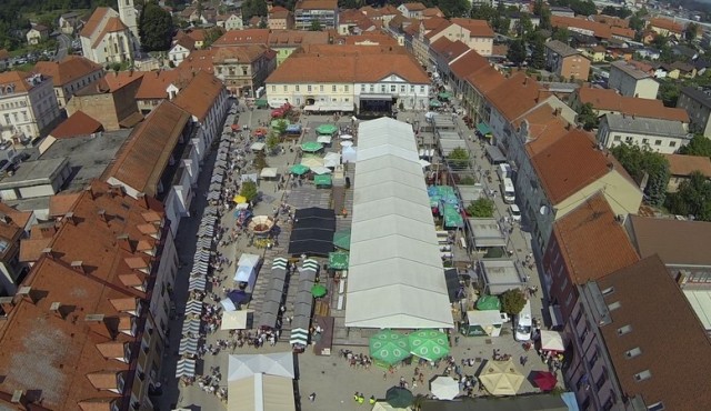 Prleški sejem iz zraka Prleški sejem iz zraka