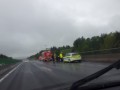 Prometni nesreči na avtocesti