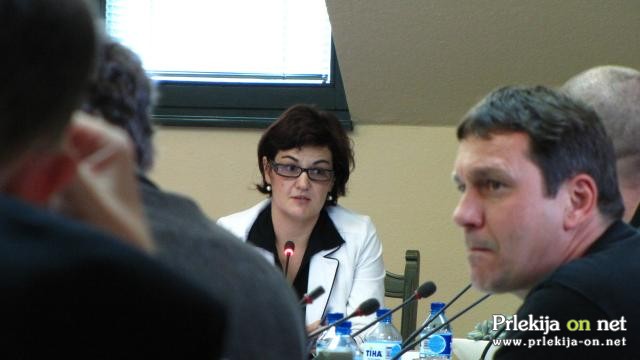 Županja mag. Olga Karba na 3. redni seji Županja mag. Olga Karba na 3. redni seji
