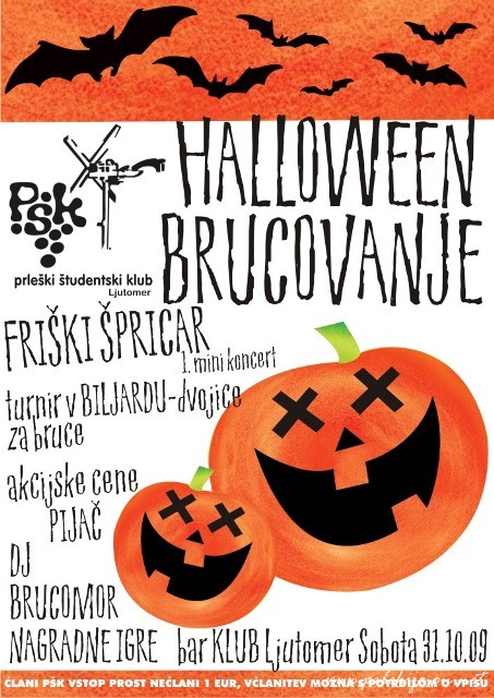PŠK Halloween brucovanje