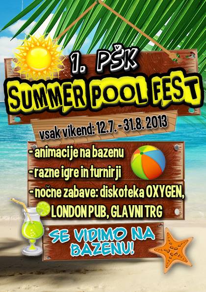 PŠK vabi na Summer Pool Fest