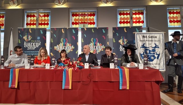 Novinarska konferenca pred pričetkom 58. Kurentovanja Novinarska konferenca pred pričetkom 58. Kurentovanja