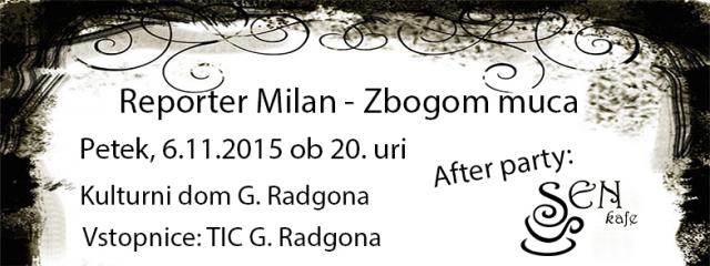 Reporter Milan: črna komedija Zbogom muca