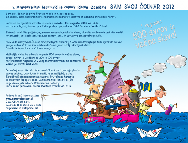 SAM SVOJ ČOLNAR 2012