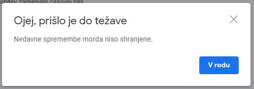 Gmail težave