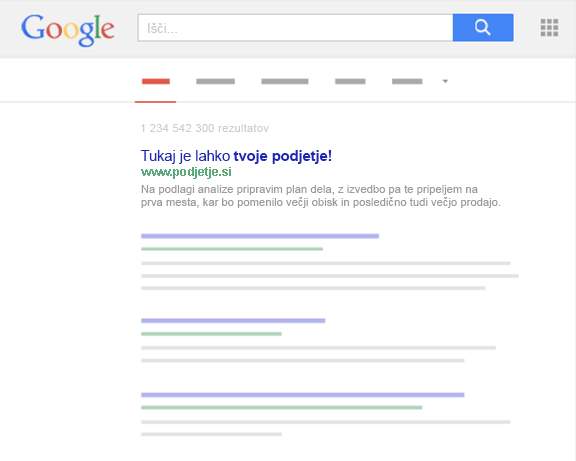 Google rezultati