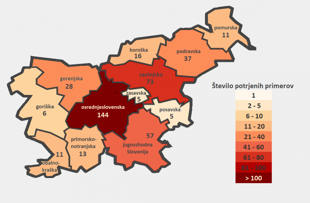 Okuženi koronavirus