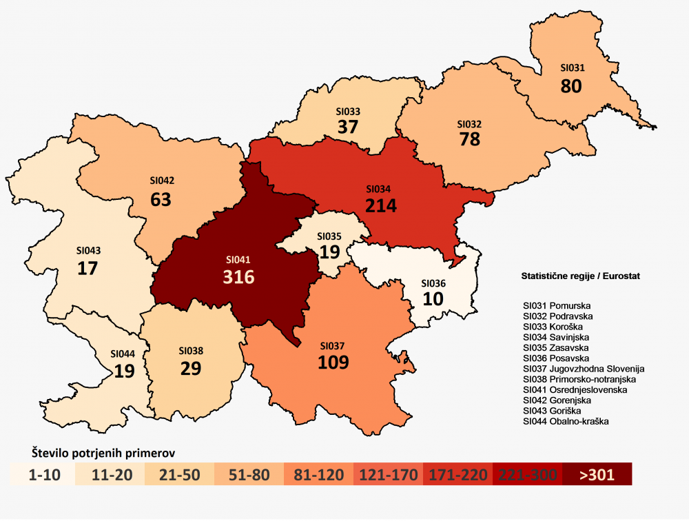 Okuženi koronavirus