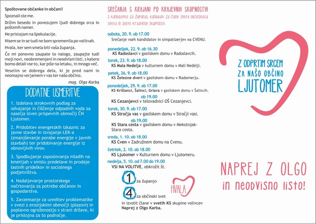 Naprej z Olgo in neodvisno listo!