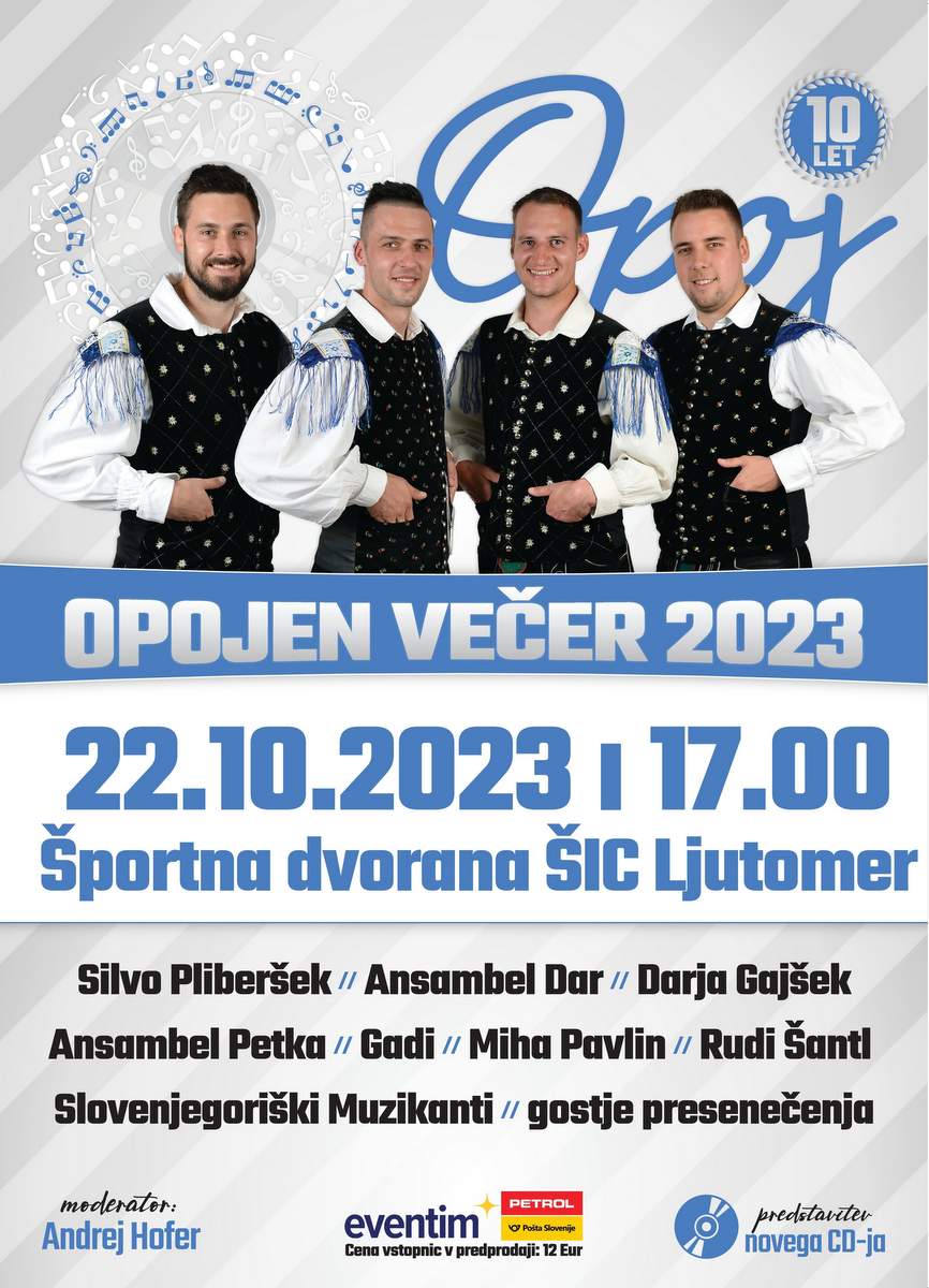 Opojen večer 2023