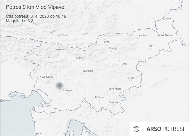 Potres v Sloveniji