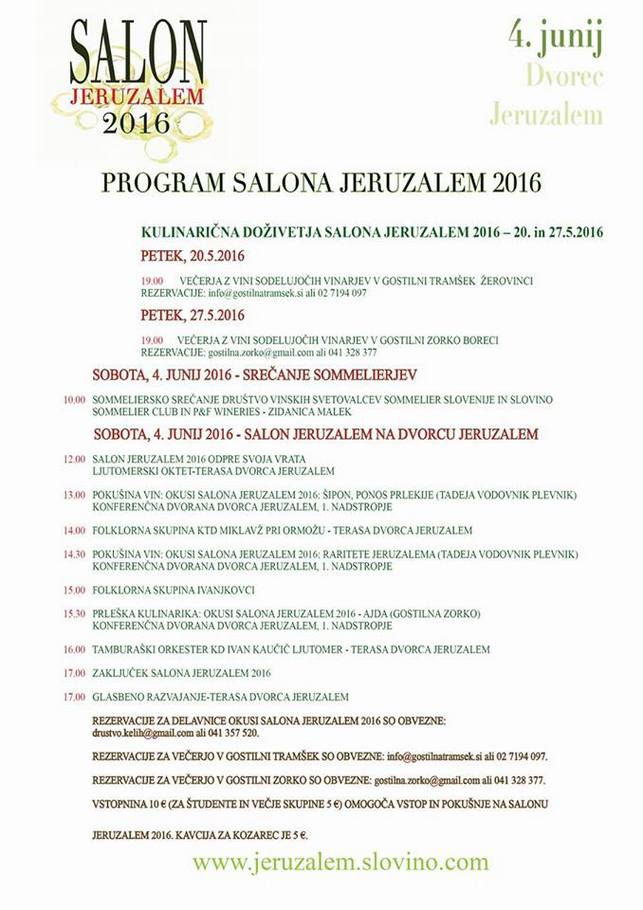 Salon Jeruzalem 2016 Salon Jeruzalem 2016