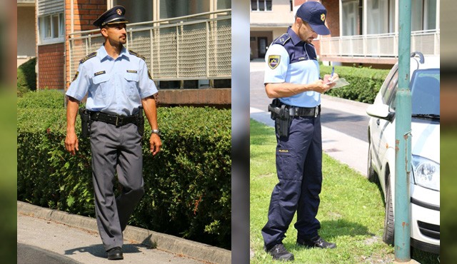 Prejšnje in nove uniforme, foto: policija.si