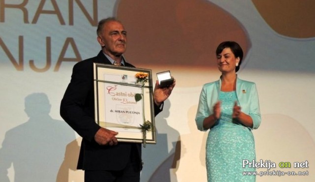 Dr. Miran Puconja je na prireditvi prejel naziv častnega občana Občine Ljutomer Dr. Miran Puconja je na prireditvi prejel naziv častnega občana Občine Ljutomer