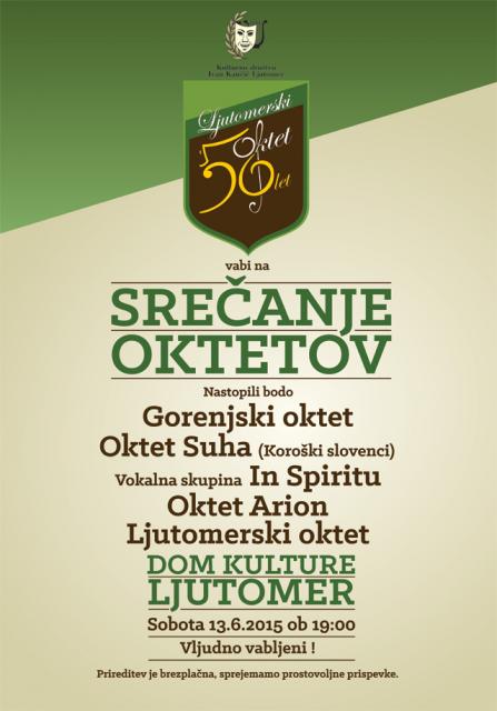 Srečanje oktetov v Ljutomeru