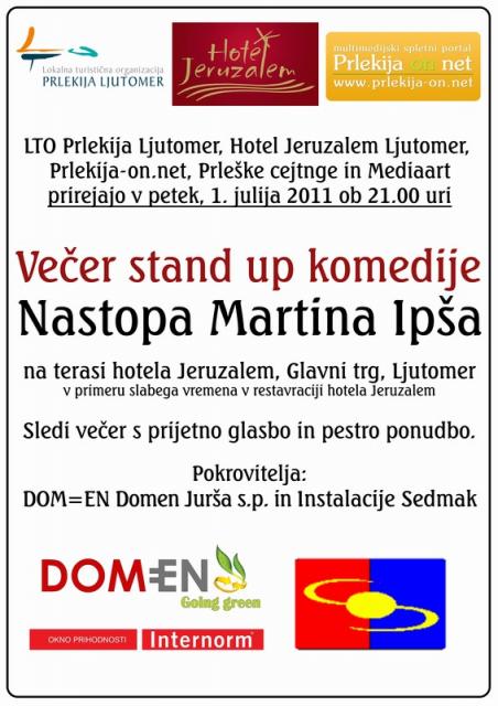 Stand up večer z Martino Ipša