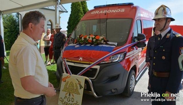 Prevzem novega gasilskega vozila PGD Grabonoš Prevzem novega gasilskega vozila PGD Grabonoš
