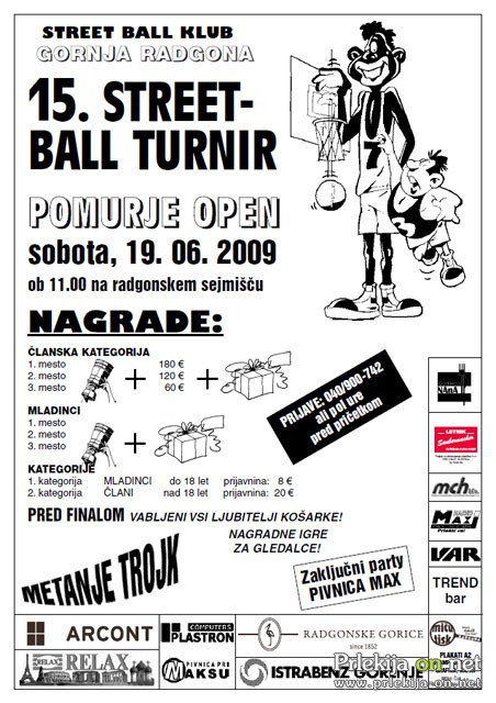 Street Ball turnir Pomurje open 2010