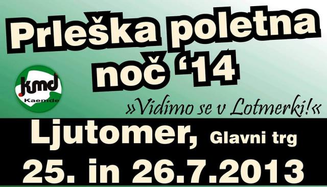 Prleška poletna noč 2014 Prleška poletna noč 2014