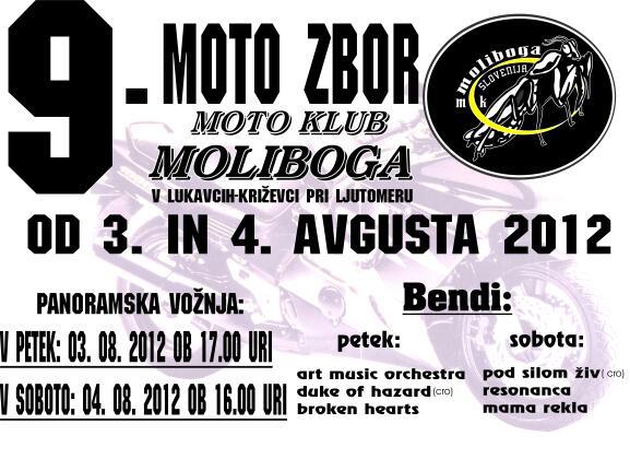 Ta vikend že 9. Moto zbor MK Moliboga