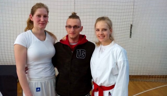 Tanja Vrbnjak, Aleš Pokrivač in Sara Novak Tanja Vrbnjak, Aleš Pokrivač in Sara Novak