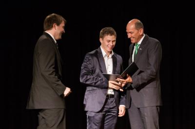 Obletnice se je udeležil tudi predsednik SDS Janez Janša