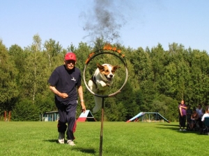 Skok skozi ognjeni obroč